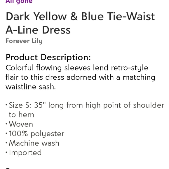 Flowy Sleeves Dress - Picture 8 of 15